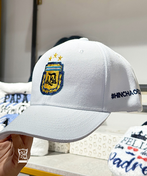 Gorra personalizada blanca