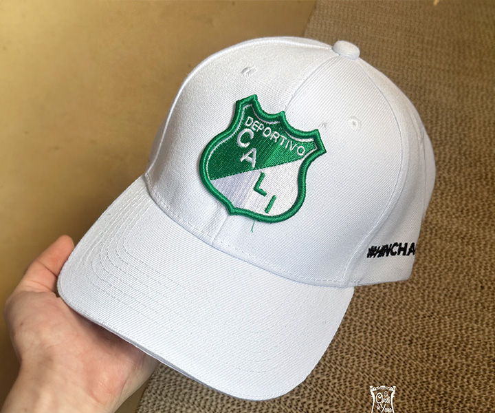 Gorra personalizada blanca del Deportivo Cali - 391