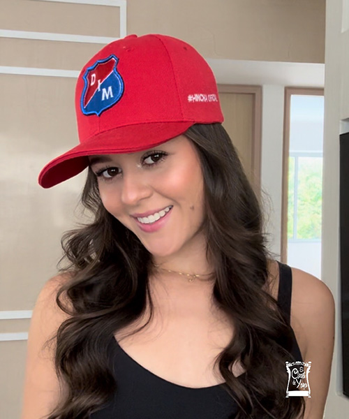 Gorra personalizada roja de Independiente de Medellín