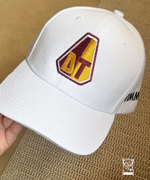 Gorra personalizada blanca de Deportes Tolima
