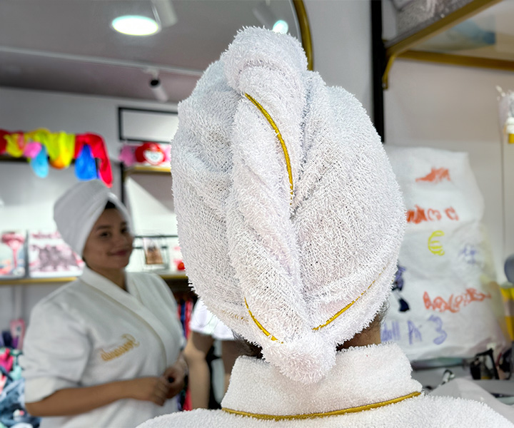 Gorro de baño para mujer color blanco  - 280