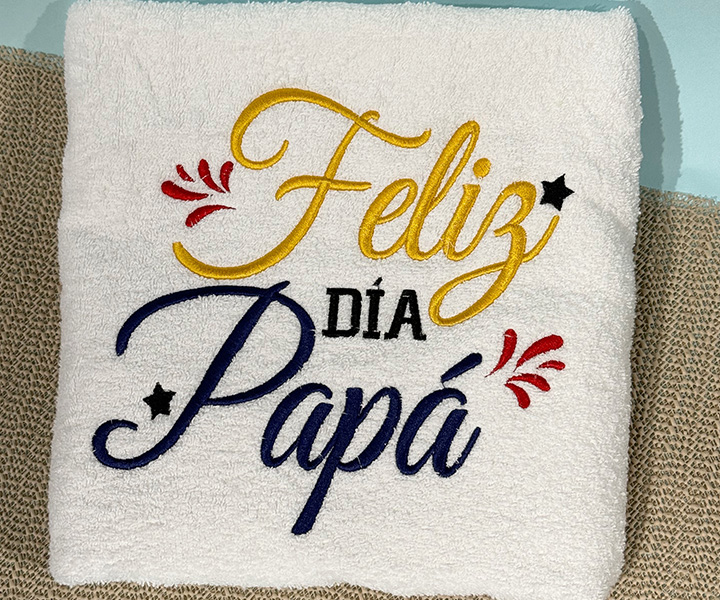 Toalla personalizada para papá - 308